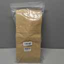 Natural Kraft Paper Stand Up Ziplock Coffee Bags High Barrier with OneWay Valve & Resealable Zipper, 12 oz (0.75 lb / 300-340 g), Pack of 100