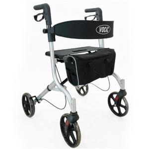 VOCIC Z27 Ultralight 12.7 lbs Rollator Walker with Seat for Seniors