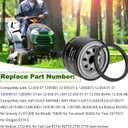 12-050-01-S Oil Filter for 12 050 01 12 050 01-S1 KH-12-050-01-S KH-12-050-08, AM125424, 49065-7007 49065-0721 492932S Cub Cadet, Craftsman, Troy Bilt, Toro Lawn Mower Oil Filter