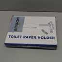 RUACQ Toilet Paper Holder Stand, Bathroom Toilet Paper roll Holder Free Standing with Storage for 4 Rolls, Post Pivoting Design, Stable Weighted Base, SUS304 Stainless Steel(Chrome)