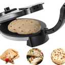 Electric Tortilla Maker,Maquina Para Hacer Tortillas,Electric Tortilla Press,Non-Stick Cooking Plates-Friendly 10" Tortilla, Chapati, Roti