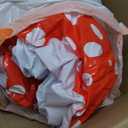 4 Pcs 31.5 Inch Easter Inflatables Outdoor Decoration Inflatable Mushrooms LED Blow up Mushroom for Spring Yard Garden Lawn Patio Holiday Party Decor (Red and Blue)