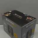 West Bend Timeless 2-Slice Toaster with 7 Browning Levels, Bagel/Waffle/Defrost Settings, High-Lift Lever, Anti-Jam, Easy-Clean Crumb Tray, 2-Slice, Blue/Gold