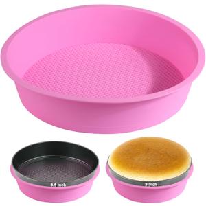 XANGNIER Silicone Cheesecake Pan Protector for 8.5/9 Inch Round Springform Pan,Cheesecake Water Bath Pan,Preventing Water from Entering the Spring Form Pans,Springform Pans Accessories