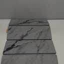 Large Stone Dish Drying Mat for Kitchen Counter, 2 PCS Quick Dry Stone Mats, Foldable Water Absorbing Diatomaceous Earth Drying Dishes Pad for Countertop Bottles Utensils Cup(Dark gray 24"x16"&8"x4")