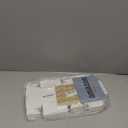 LTWQLing 50pcs White Cookie Boxes,4x4x2.5 Inches Bakery Boxes with Window,with Stickers, for Mini Cake Treat Dessert Pastry Donuts Macaroon Strawberries Chocolate Candy