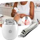 2026 Electric Automatic Nail Clipper & Trimmer an Oblique Nail Clippers Set,LED Light + 3-Speed Electric Nail File Kit with Dust Catcher, Ideal for All Your Nail Care Needs,Home Manicur Pedicure