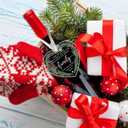 2 x Best Friend Ornaments for Christmas Tree - Best Friends Bestie Ornaments for Women - Bestie Ornament - Friendship Christmas Ornament - Besties Gifts for Women - Acrylic Ornament