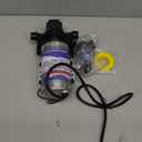 Industrial Diaphragm Water Pump 2088-594-154, 198GPH, 115V AC, 1/2in, Portable Electric Utility Water Pump 45PSI/3.1Bar, 3.3GPM/11.4LPM, Fit for Beverage and Water Applications, Water Pressure