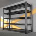 3020LBS Standing Shelf Units 72" H x 48W x 20" D,Heavy Duty Garage Shelving Units and Storage, 5-Tier Metal Shelves, Storage Rack for Garage Organization, Basement, Workshop, 1Pack