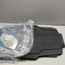 Amazon Basics 3-Piece All-Weather Heavy Duty, Full Set Rubber Floor Mats for Universal Fit in Cars, SUVs, and Trucks, Black