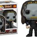Funko Slipknot Wave 2 + Pop Protector: Pop! Rocks Vinyl Figure (Gift Set Bundled with ToyBop Brand Box Protector Collector Case) (Jay with Drumsticks and Mask #298/57766)