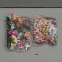 TBoxBo 220 Pieces Mini Flower Heads,Artificial Rose Flowers with Stems,Multicolor Daisy Roses Elegant Faux for Weddings, Bouquets Parties, Home Decorations (9j3s5w2yr25)