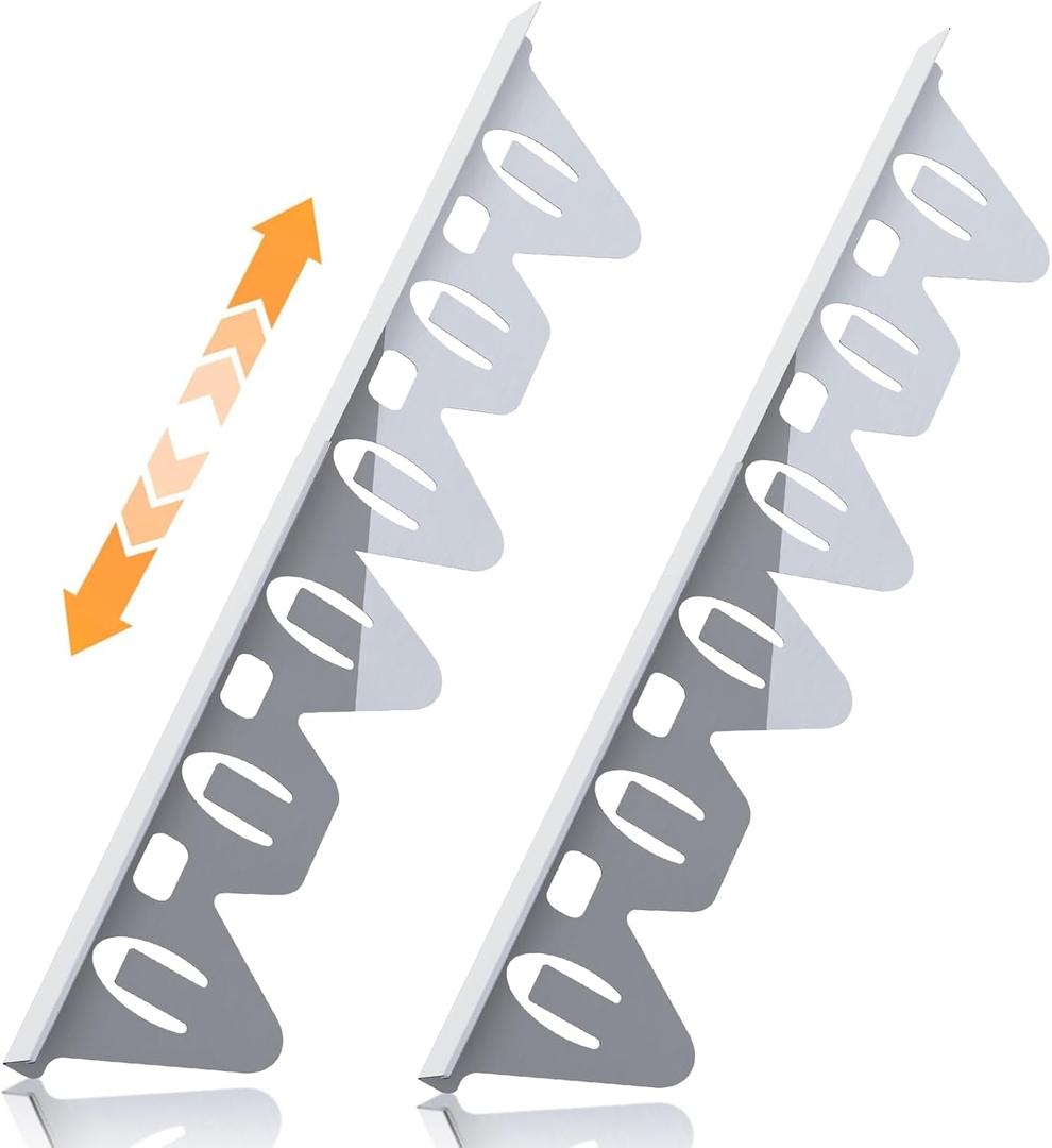 Stove Gap Covers Stainless Steel, 2 Pack Stove Gap Fillers Oven Gap Filler, Easy Retractable Length 13.8" to 27.5", Heat Resistant, Kitchen Stove Gap Cover Gap Filler for Stove and Counter, Silver