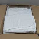 ROARINGWILD White Queen Size Quilt Bedding Sets with Pillow Shams, Full Lightweight Soft Bedspread Coverlet, Quilted Blanket Thin Comforter Bed Cover for All Season, 3 Pieces, 90x90 inches