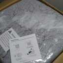 MAXYOYO Giant Bean Bag Chair with Pillow, 3 in 1 Convertible Bean Bag Chair for Adults with Removable Cover, Floor Cushion Stuffed Floor Lounger for Living Room Bedroom, Grey (Full, Faux Fur Grey)