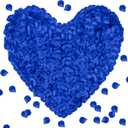 1000Pieces Rose Petals, Artificial Flower Petals Fake Rose Petals for Romantic Night,Wedding,Proposal Anniversary Flower Decorations (Dark Blue) (1000pcs)