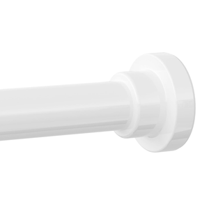 Shower Curtain Rod, 1" Diameter Heavy Duty Tension Shower Rod, Non Slip Adjustable 28-74 inch No Drilling Shower Curtain Rods Spring Tension For Bathroom, Shower Stall, No Rust, Black