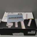 MESCOMB 5-in-1 Hot Air Styler Kit – 110, 000 RPM Fast-Drying Dryer, Auto-Wrap Curlers, Straightening & Volumizing Brushes All-in-One (Champagne White)