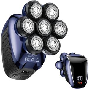 Head Shavers for Bald Men: 5-in-1 Electric Razor - Waterproof Shaving Grooming Kit for Balder - Turbo Speed & Precision Blades - Gift for Father