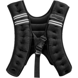Weighted Vest, Rucking Vest with Pocket & Reflective Strips for Running, Walking, Workout, Fitness, Weight Loss and Strength Training (3kg)