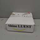 Shine LUEST 34W LED Ceiling Light with Remote, 3000-6000K Dimmable Modern Flush Mount Ceiling Lighting Fixture White 4 Rings Round Chandelier Ceiling Lamp for Small Room, Bedroom