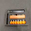 Right Angle Screwdriver Mens Gifts - 90 Degree Offset Ratcheting Screwdriver Pocket Mini Low Profile Ratchet Wrench Bit Socket Set for Tight Space Cool Gadgets EDC Gear Tool Stocking Stuffers for Men