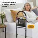 Medical king Bed Rails for Elderly Adults Safety Bed Assist Rails for Seniors with Adjustable Heights ASTM Approved Easy to get in or Out of Bed with Floor Support, 1 Count