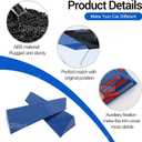 Rear Window Spoiler Trim Strips Compatible with Chevrolet Corvette C8 2020-2025, ABS Rear Trunk Upper Window Spoiler Wickers, Reduce The Wind Noise, for Coupe, 2PCS (Blue)