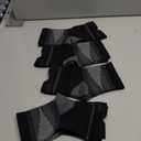 4 Pairs Plantar Fasciitis Socks for Men & Women, Ankle Brace Compression Socks with Arch Support for Achilles Tendonitis, Heel Pain, Swelling & Arthritis Relief, Black, X-Large