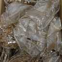 CT CRAFT LLC Champagne Gold Swirl Christmas Tree Topper Bow 11" with 4 Ribbon Streamers x 3 Yards Long Each for Holidy Elegant Fancy Home Dcor Indoor