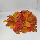 Moon Boat 1100PCS Fall Artificial Maple Leaves Thanksgiving Autumn Leaf Wedding Party Table Decor,Multicolored