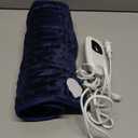 Deepsoon Heating Pad,Electric Heating Pads for Back,Neck,Abdomen,Moist Heating Pad for Shoulder,Knee,Arms,Legs,Dry/Moist Heat & Auto Shut Off,Christmas Gifts for Men and Women,Navy Blue,24x12 Inch