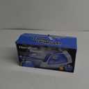 Hamilton Beach Steam Iron & Vertical Steamer for Clothes with Scratch-Resistant Durathon Soleplate, 8' Retractable Cord, 3-Way Auto Shutoff, Anti-Drip, 1500 Watts, Blue