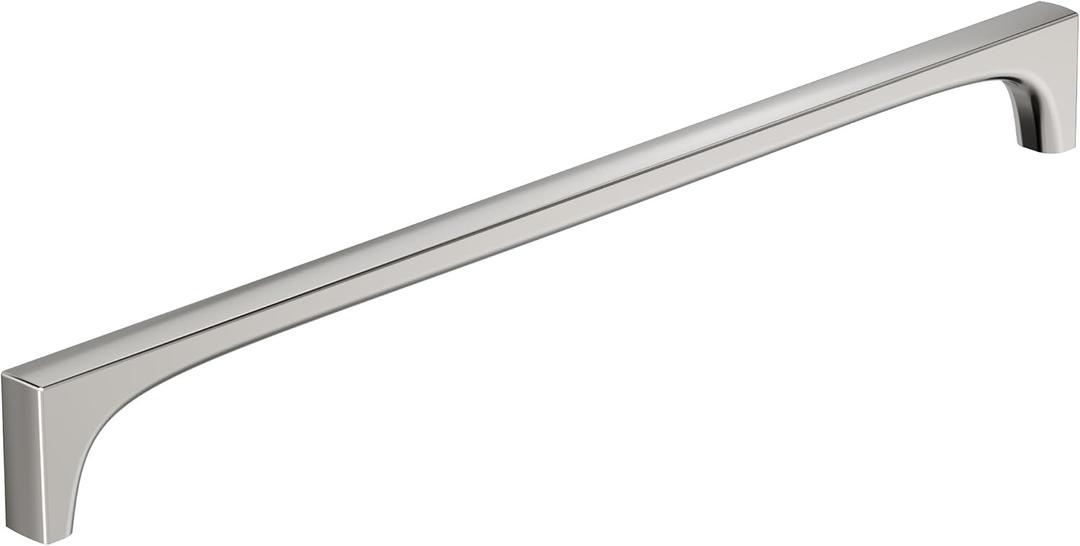 Amerock Merced 18 inch (457 mm) Center-to-Center Polished Nickel Appliance Pull, BP37431PN