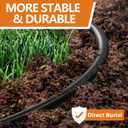 Ethernet Cable 200ft For Cat6/Cat5E, 10Gbps Compatible with Cat8/Cat7, 24AWG Network Cable Indoor&Outdoor, Direct Burial Waterproof&UV Resistant, High Speed Snagless RJ45 LAN Cord -PC/Router, Black
