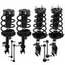 SCITOO Suspension Strut Shock for 2008-2011 for Toyota Highlander Front and Rear Pair Complete Strut Assembly,Stabilizer Bar Link Kit -8pcs