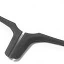 BETTERHUMZ Car Steering Wheel Decoration Trim Sticker Compatible with BMW G20 M340i G28 G30 G32 G11 G12 G01 X3 G01 G02 X4 G05 X5 X6 M G07 X7 Compatible with Alcantara Interior Accessories (Black)
