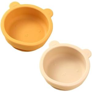 YIKANGHENG Thickened Silicone Bowl, 2 Pcs 310Ml Food Grade Bowl for Soup, Rice, Salad, Cereal, Breakfast, Dinner, Serving and Oatmeal at Home and Outdoors (2)