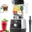 Aeitto Blenders for Kitchen 1800W Professional Countertop Blender, 68Oz Large Capacity Smoothie Blender with 3 Programs & 7 Speeds for Smoothies, Ice Crush, Frozen Drinks, Black