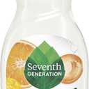 Seventh Generation Dish Liquid Soap Clementine Zest Lemongrass Dishwashing Soap Liquid Soap 19 oz