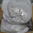 Shoe Laundry Bags for Washing Machine, Reusable Laundry Shoe Bag for Washer and Dryer, Fluffy Fibers 360 Wrap Around Cleaning, Adjustable Protective Shoe Trees - Home Dorm Travel, Gray