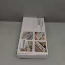 3 Pcs Expandable Drawer Organizer Bins Adjustable Deep Drawer Hanging Organizer Tray Expandable 11.4 to 18.1 Inches Plastic Dividers Storage for Office Bathroom Bedroom Kitchen Desk, White