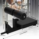 Heavy Duty LAT Pulldown Seat Attachment Fits 26mm (1.02") Bore, Adjustable LAT Pulldown Bench Seat with Leg Holder, 4-Level Height, Compatible with Squat Rack, Smith Machine & Home Gym