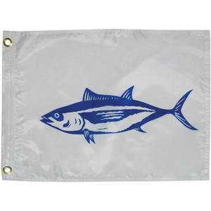 Taylor Made Products, Fisherman's Catch Flag, Fish Pennant, Nylon, 12 inch x 18 inch
