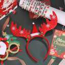 2 x Christmas Bracelets Set for Women & Teens Christmas Gifts Headbands Stickers Glasses Gift Bag Card Perfect Xmas Party Jewelry Gift Xmas Sock Filler