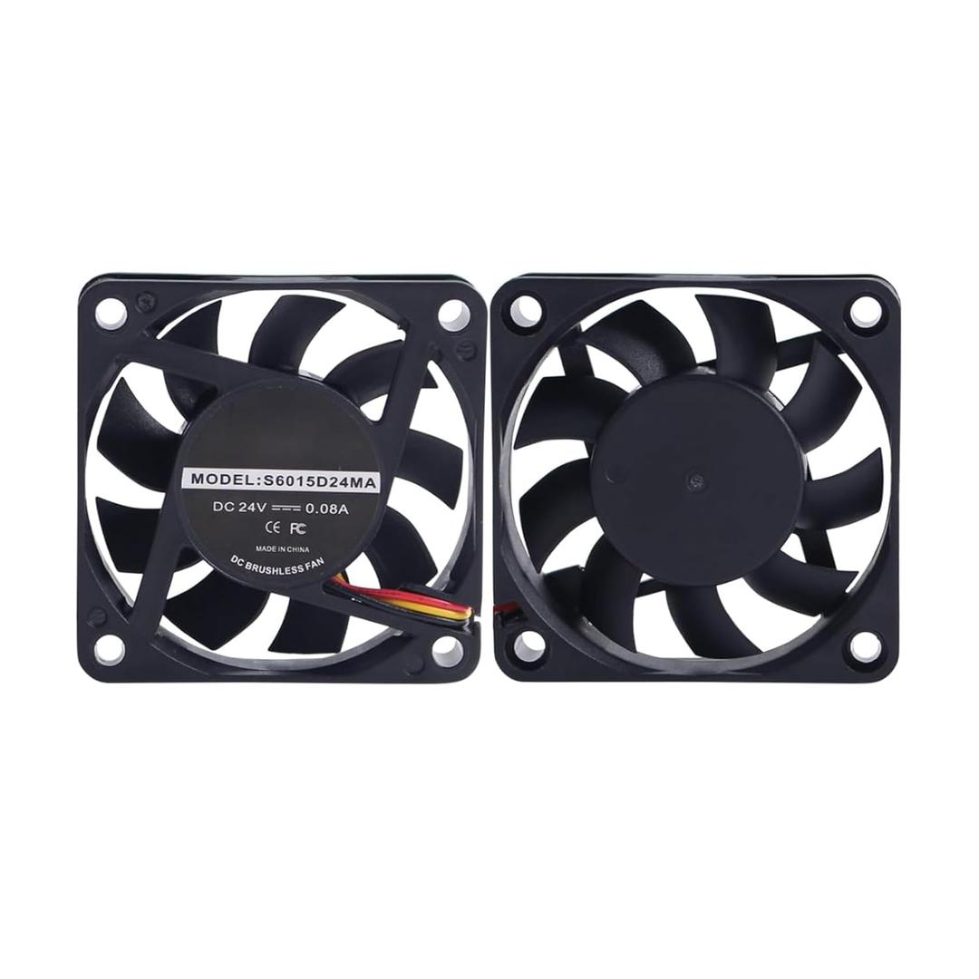 FYSETC K1-MAX Fans - Original Mainboard Fan Cooler - 6015 Fan Replacement: High-Speed Hydraulic Bearing Cooling Heat Dissipation Raditor for Crealty K1 Controller 3D Printer Accessories