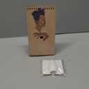 PLAYABLE ART Flip Vase - Tabletop Notebook-Styled Vase for Flowers and Art - Change Through 7 Unique Drawings That Fits Your Mood - Designed by Spextrum® (Gold Vases)