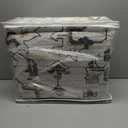 VK VK·LIVING 9x12 Area Rug Washable Rugs for Living Room Rug Vintage Design Boho Rug with Non Slip Living Room Rug Bedroom Carpet Stain Resistant, Home Decor, Beige