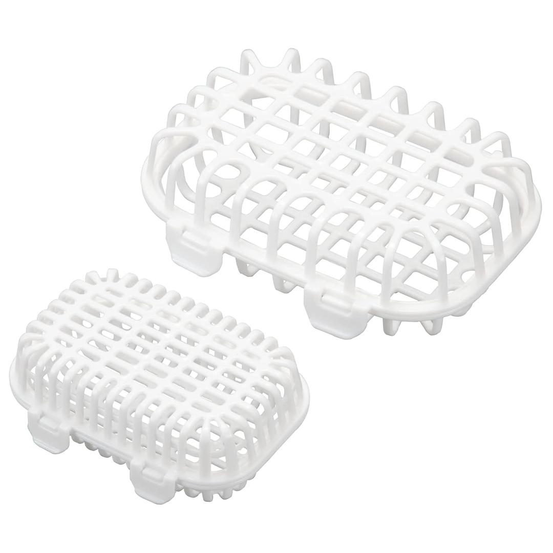 Dishwasher Basket, 2-Pack Bottle Washer for Bottle Parts, BPA-Free Baskets for Small Tools, White